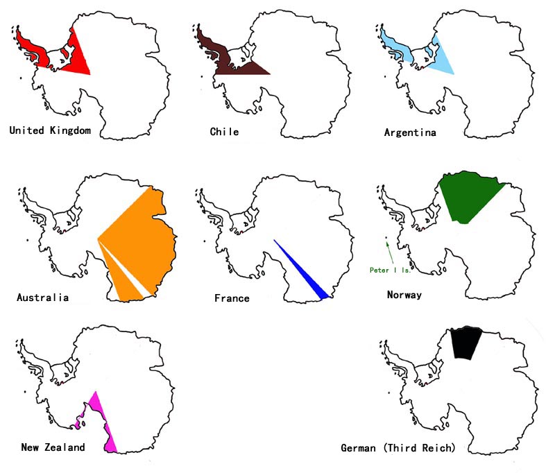 Antarctica territories