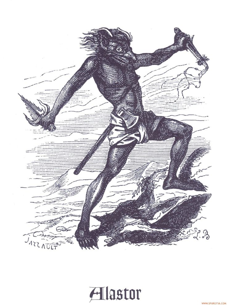 05. Demon Alastor from Collin de Plancy's 'Dictionnaire Infernal' (Louis Le Breton).