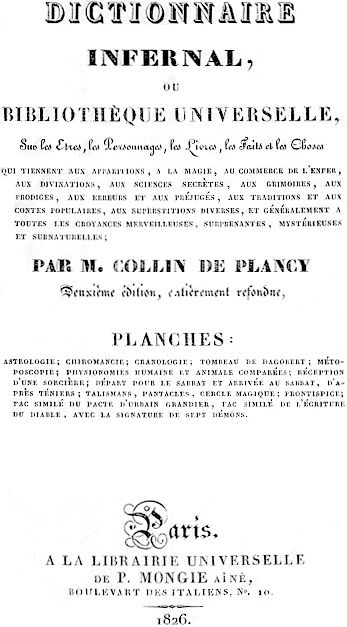 Dictionnaire Infernal