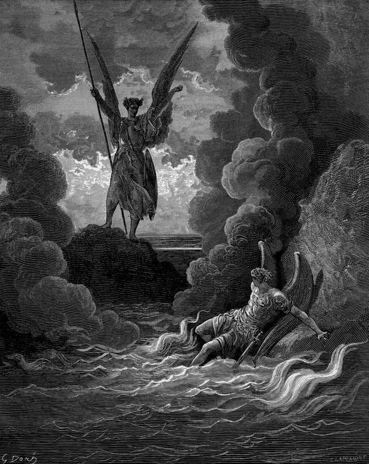 Gustave Doré (Illustrations of Paradise Lost – Ilustraciones para el Paraíso Perdido)