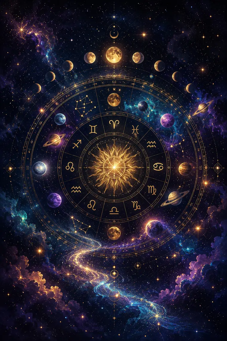 A Astrologia na Prática Mágica: Como as Posições dos Astros Influenciam os Rituais e a Magia