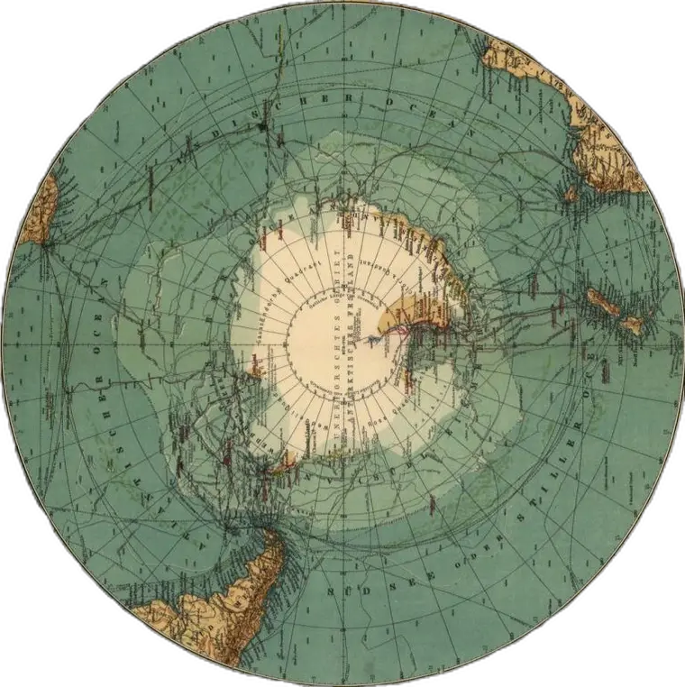 A Cartografia da Antártica Pré-Histórica: Teorias e Controvérsias