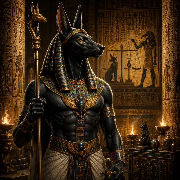 Anubis: O Deus dos Mortos no Egito Antigo e sua Representação na Magia Moderna