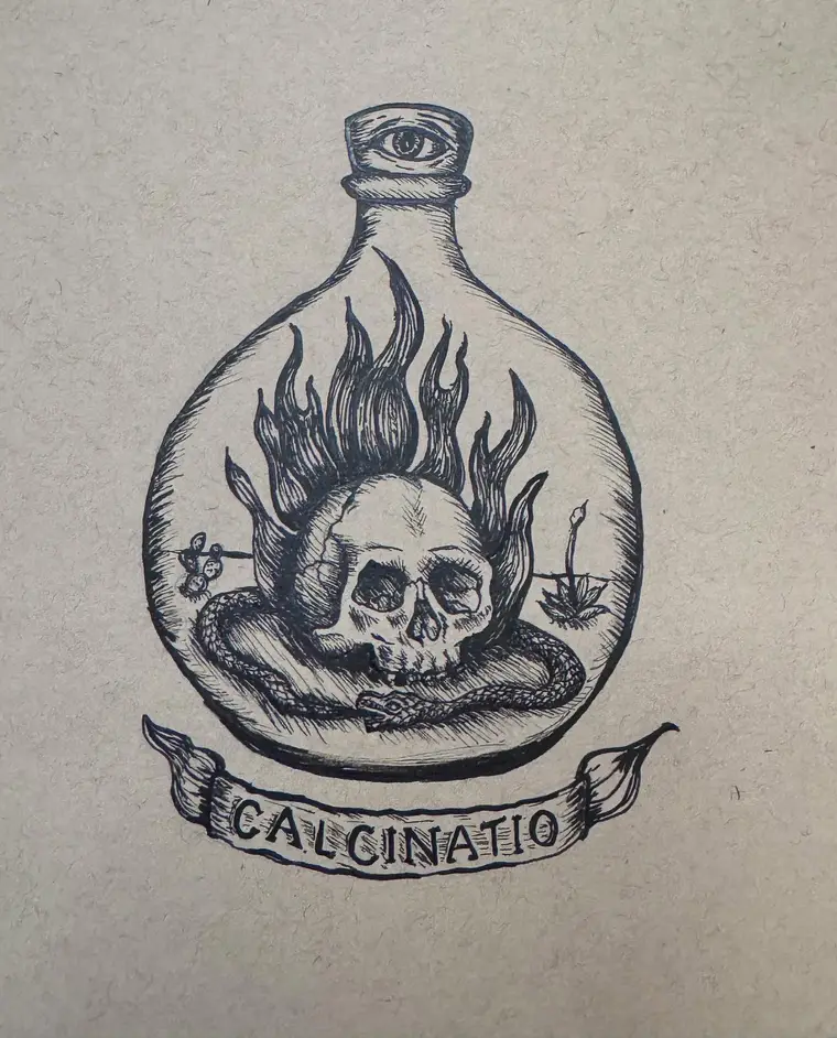 O Processo Alquímico de Calcinação: Teoria e Prática