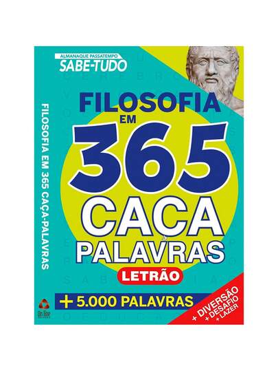 Almanaque Passatempo Sabe Tudo 365 | Caça-Palavras 01 | Filosofia