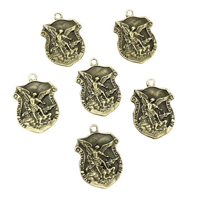 25 Medalha Escudo São Miguel Ouro Velho p Montagem