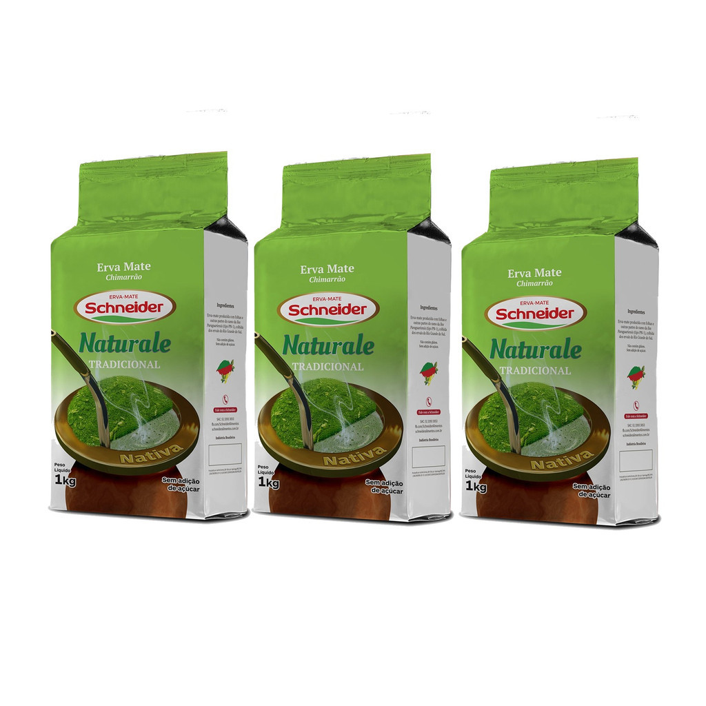 Erva mate Naturale Schneider 3kg