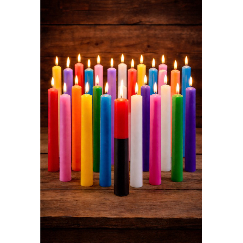 Vela Palito Parafina pura 18CM 1KG (33 unidades)