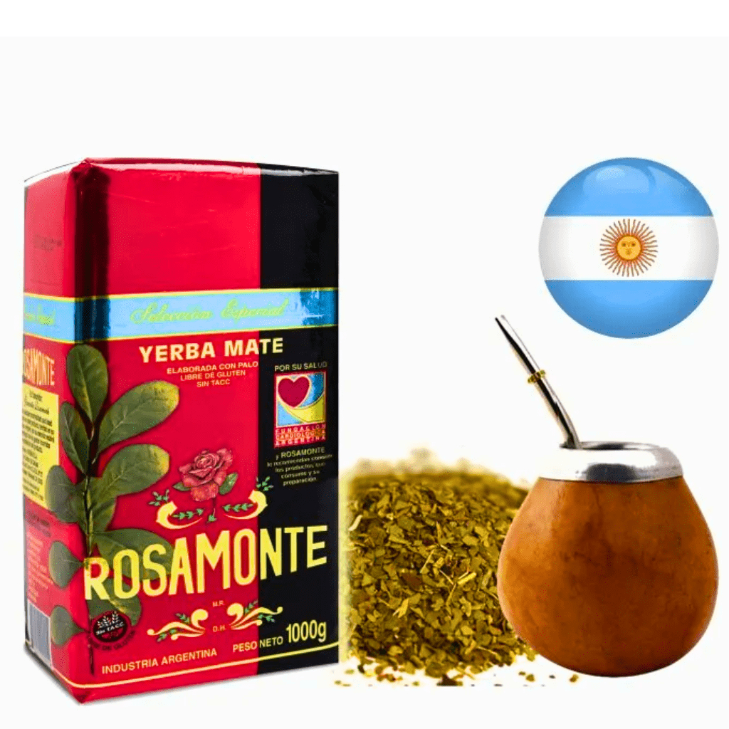 KIT 5 PACOTE DE ERVA MATE ROSAMONTE DE 500G ERVA ARGENTINA ENVIO IMEDIATO