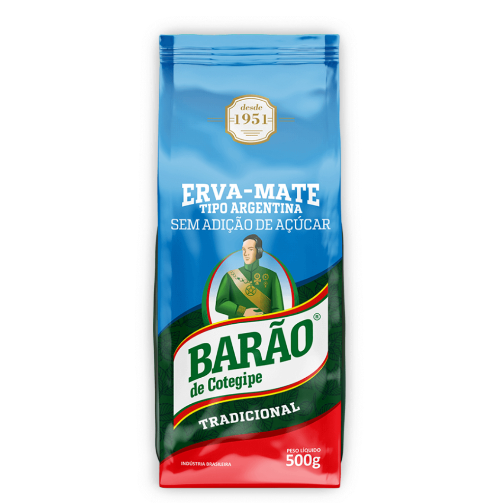 Kit 3 Ervas Mate Barão Tradicional Yerba Argentina 1 5kg