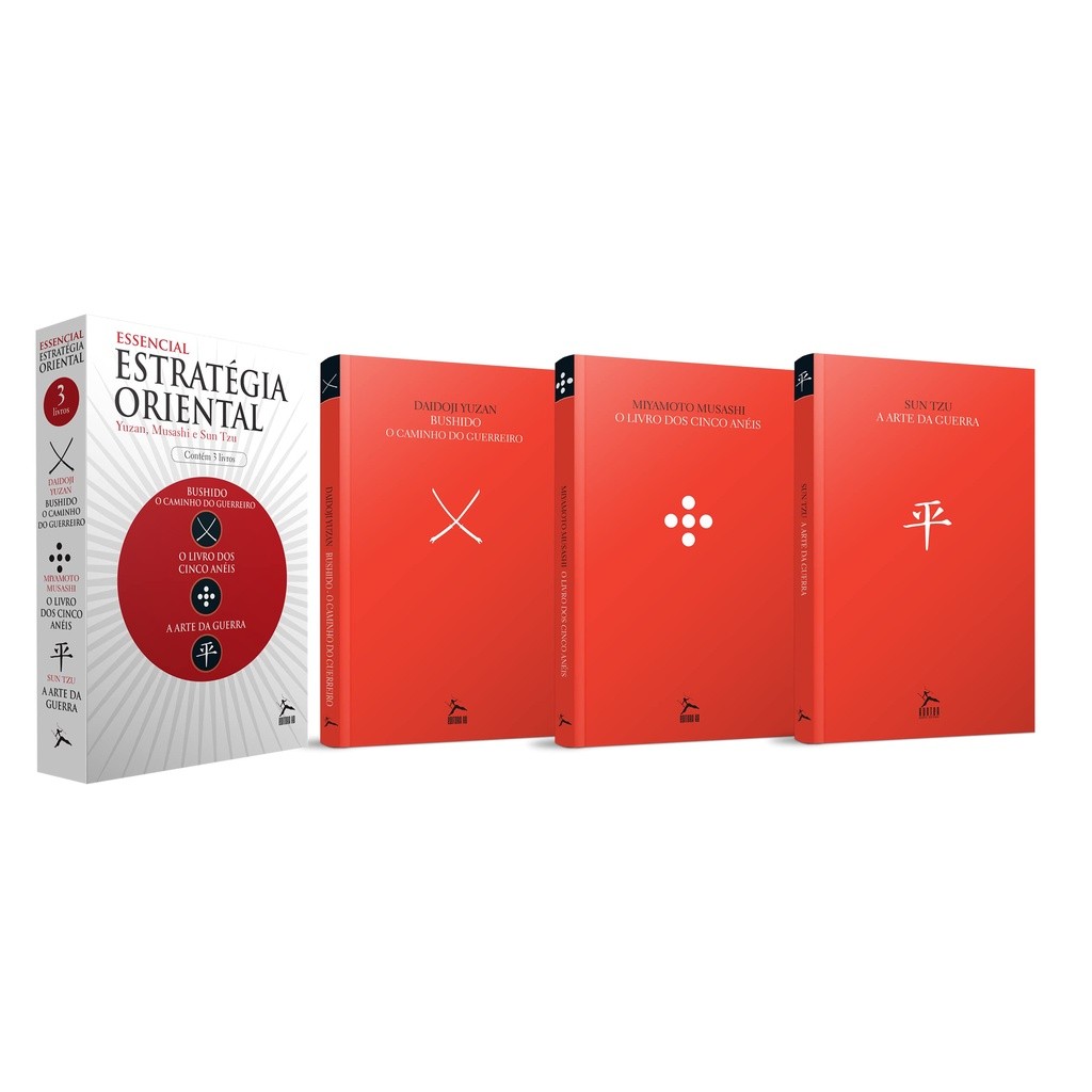 Box De Livros O Essencial Estratégia Oriental C 3 Livros Sun Tzu Musashi Daidoji Yuzan