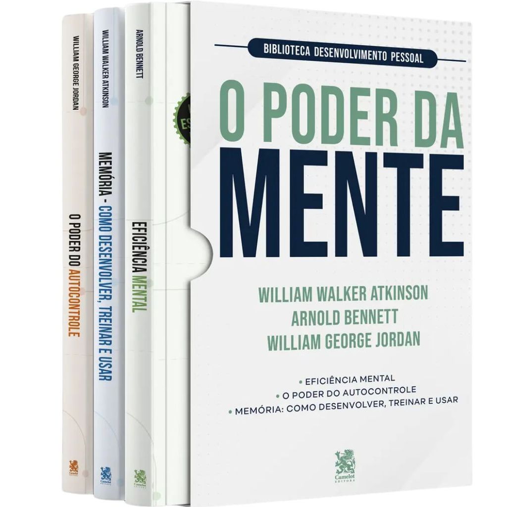 Box 3 Livros Biblioteca Desenvolvimento Pessoal O Poder Da Mente