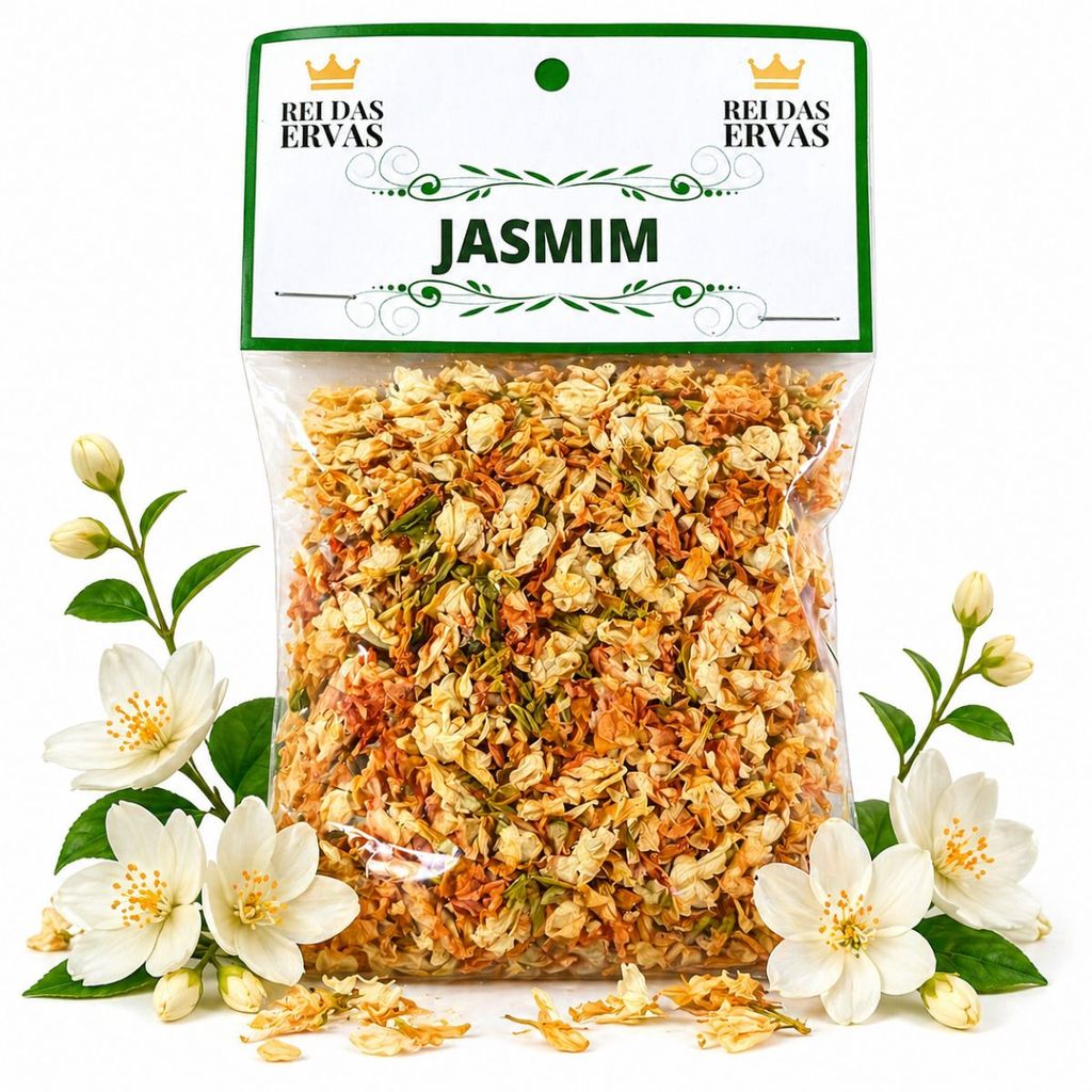 Jasmim Erva Natural para Banho Atração Paz e Proteção Umbanda e Candomblé.