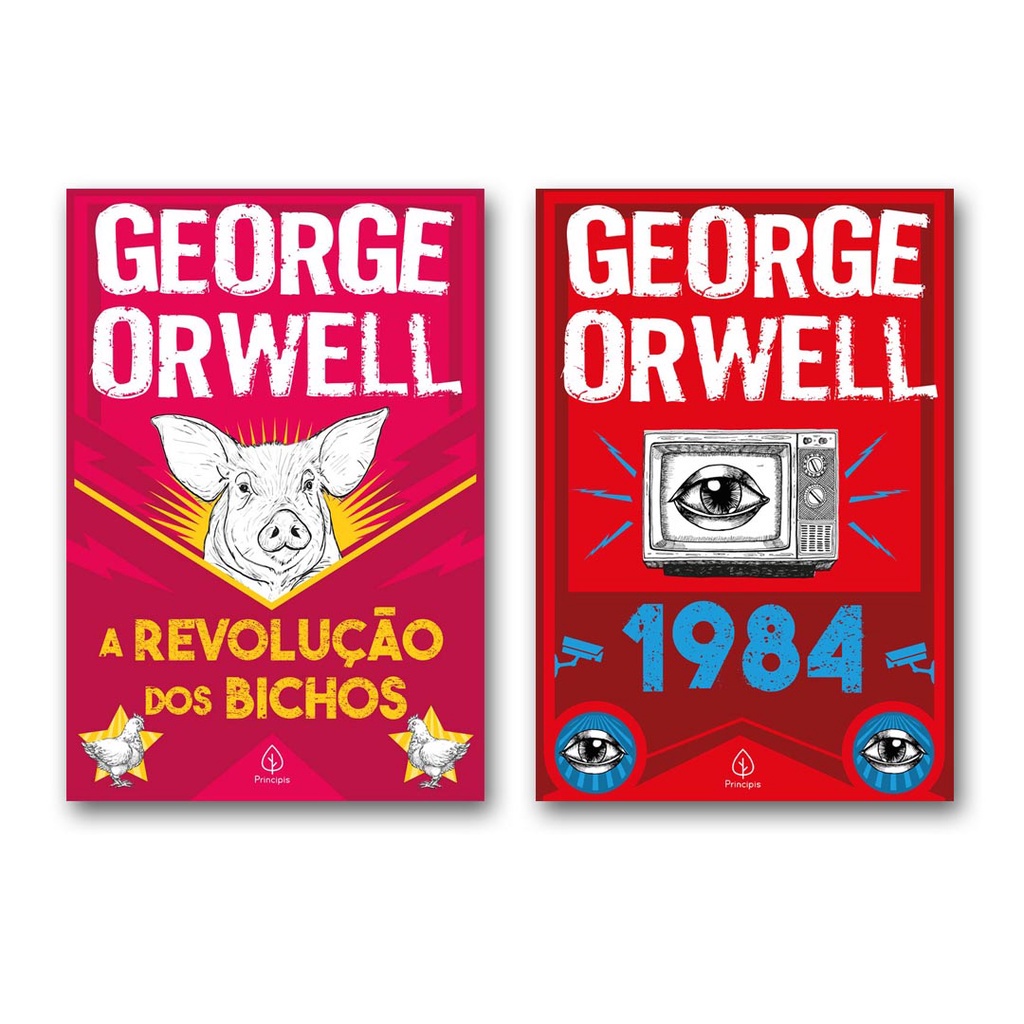 Kit 2 Livros Principis George Orwell