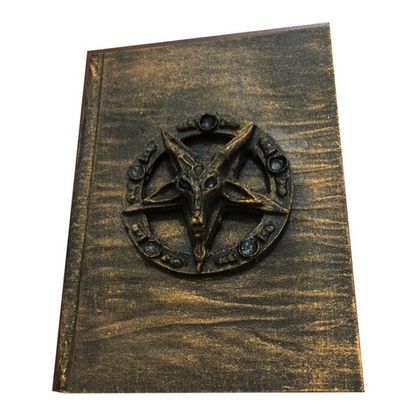 Livro Da Sombra Diário Grimório Book Of The Shadows Baphomet